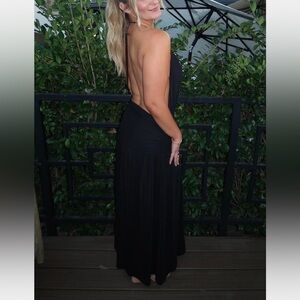 Peppermayo Solena Halter Neck Maxi Dress